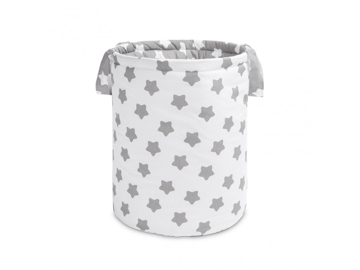 BASKET FOR TOYS - STARS GREY (40x50) 1