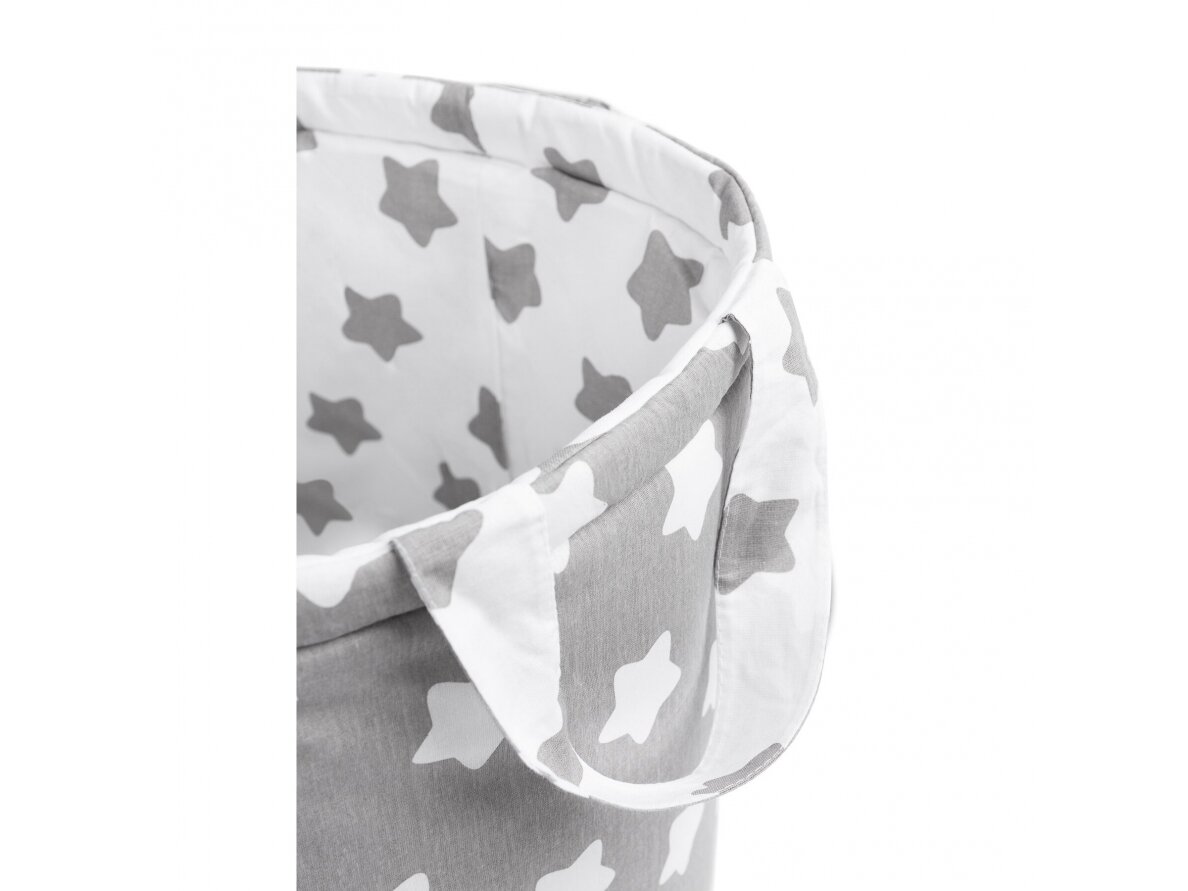 BASKET FOR TOYS - STARS GREY (40x50) 2 BASKET FOR TOYS - STARS GREY (40x50) 2