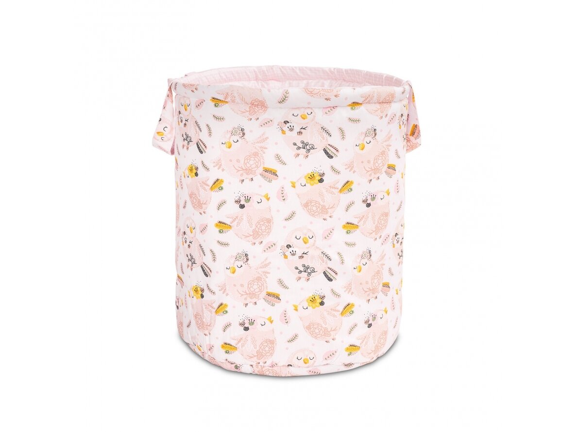 BASKET FOR TOYS - BIRDS CORAL (40x50), 8701