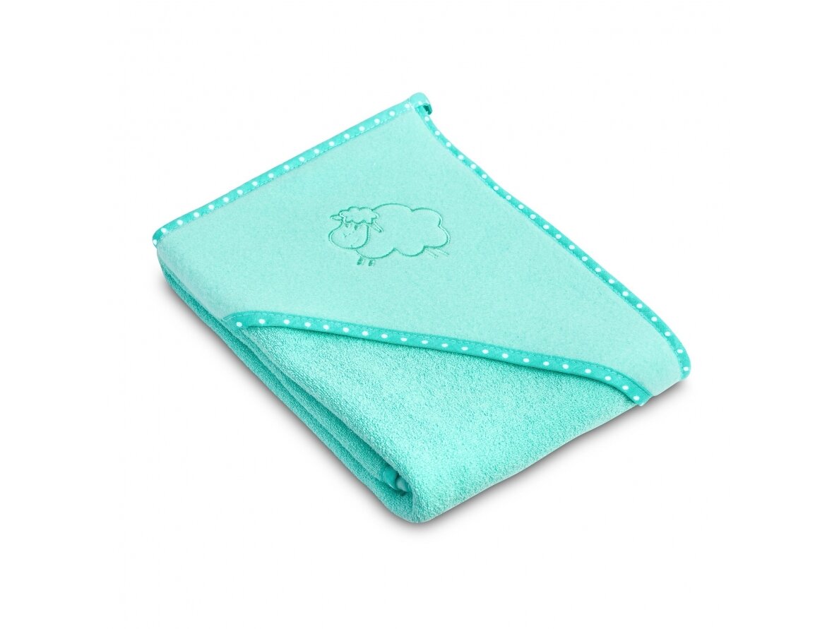 Lamb soft bath towel – mint, 80x80, 4156 Lamb soft bath towel – mint, 80x80, 4156