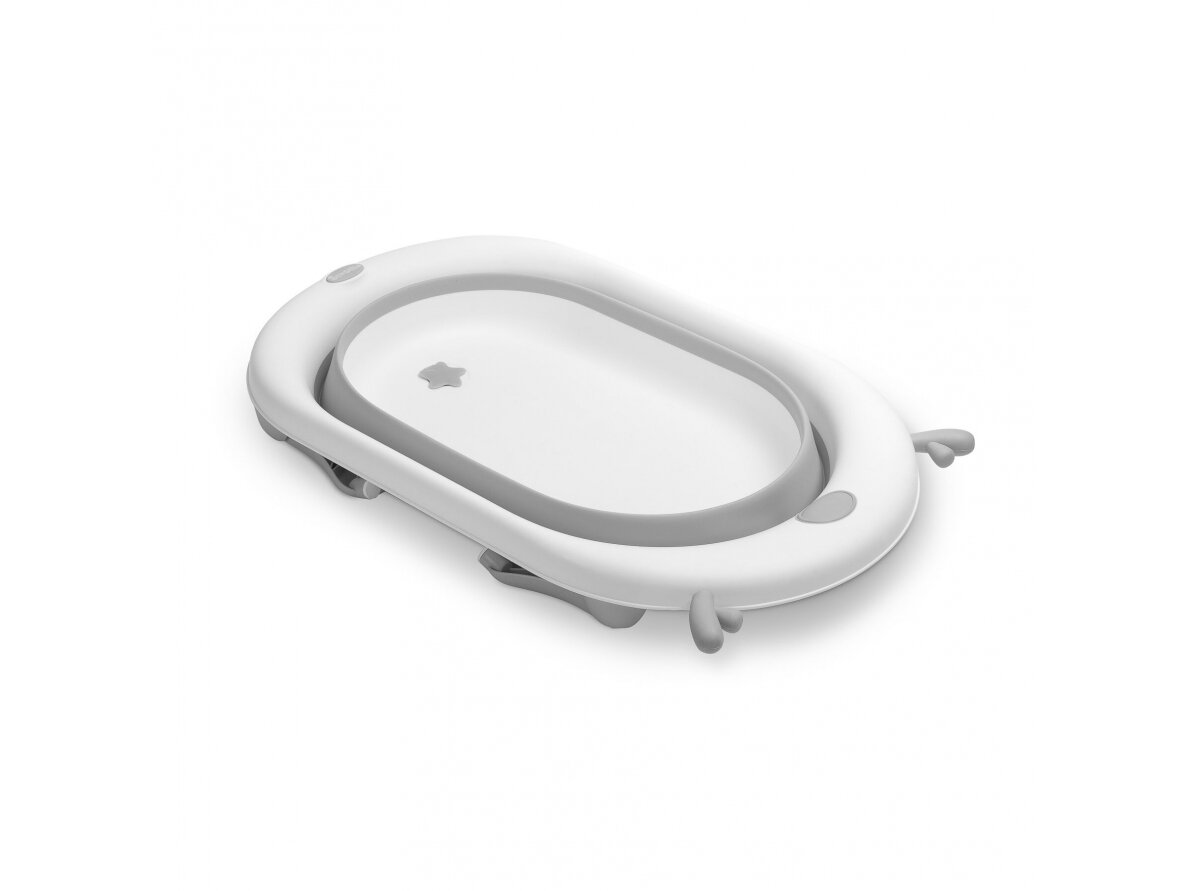 Foldable travel bath tub – grey 1