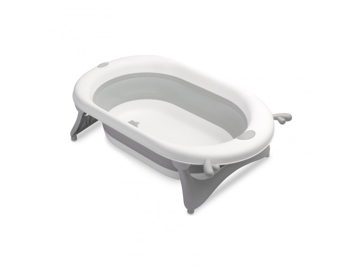 Foldable travel bath tub – grey