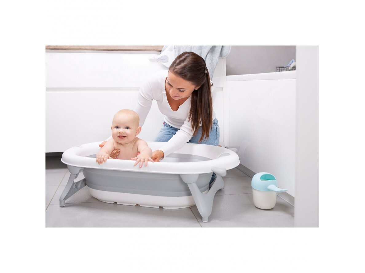 Foldable travel bath tub – grey 20 Foldable travel bath tub – grey 20