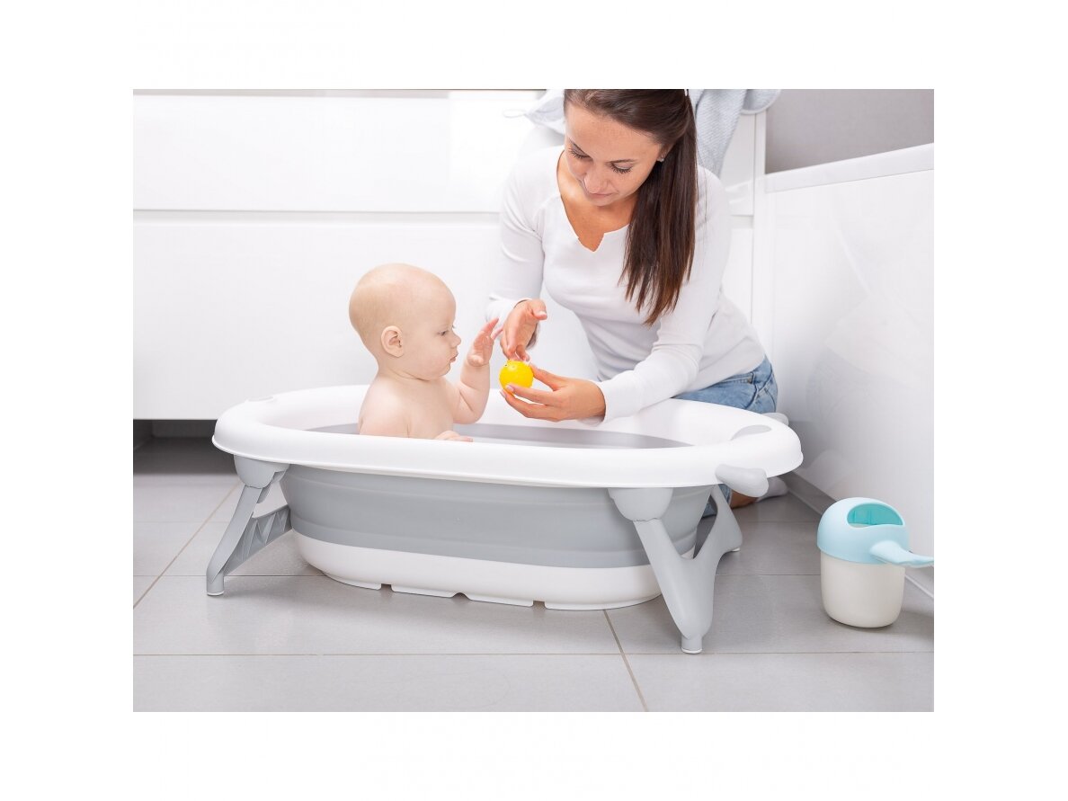 Foldable travel bath tub – grey 23 Foldable travel bath tub – grey 23