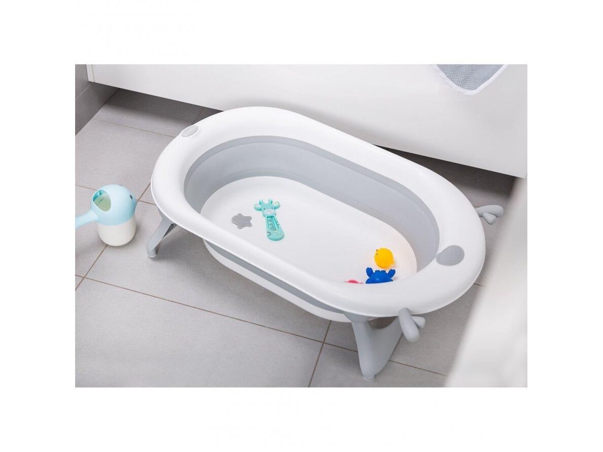 Foldable travel bath tub – grey 24 Foldable travel bath tub – grey 24