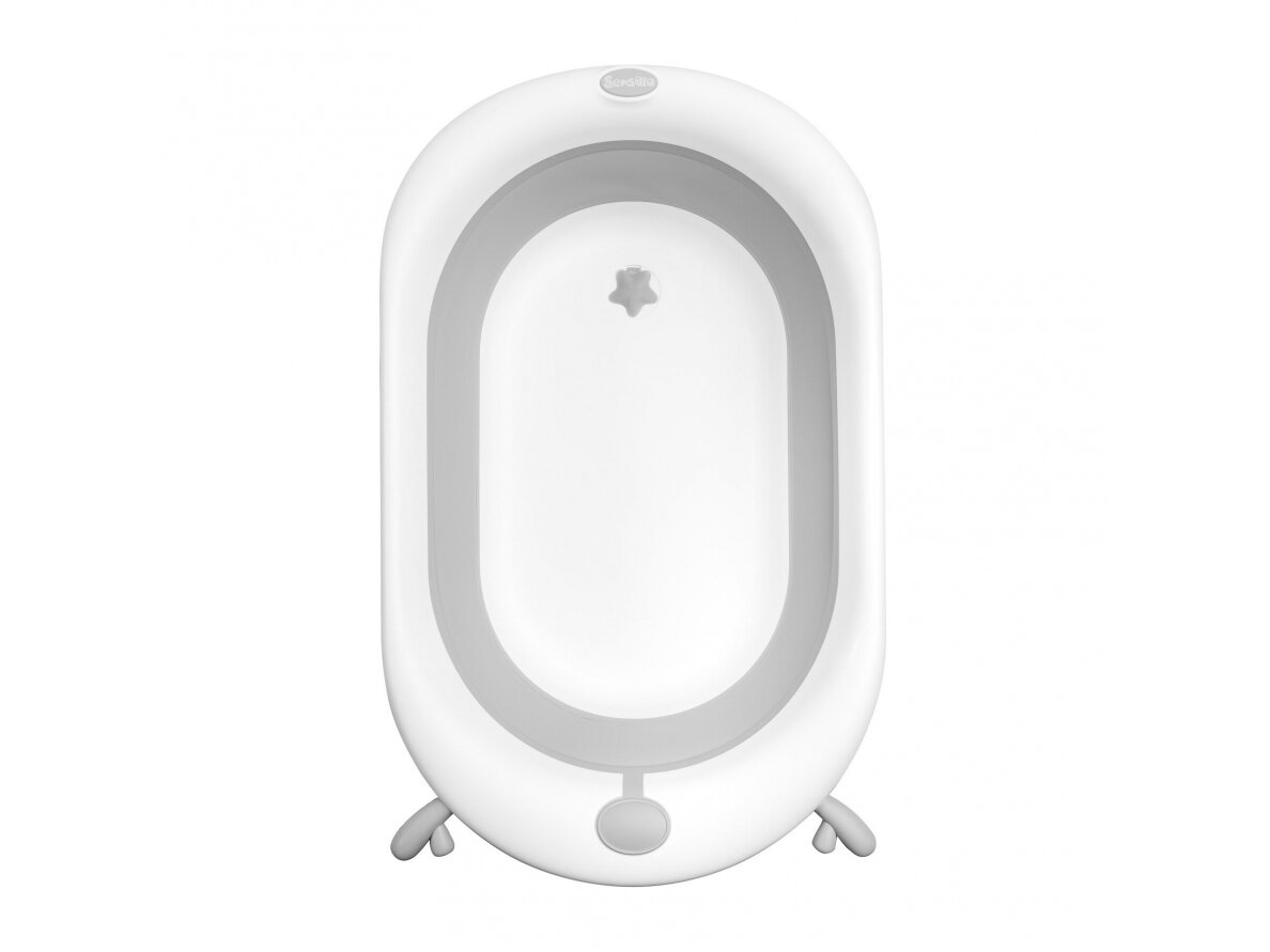 Foldable travel bath tub – grey 3
