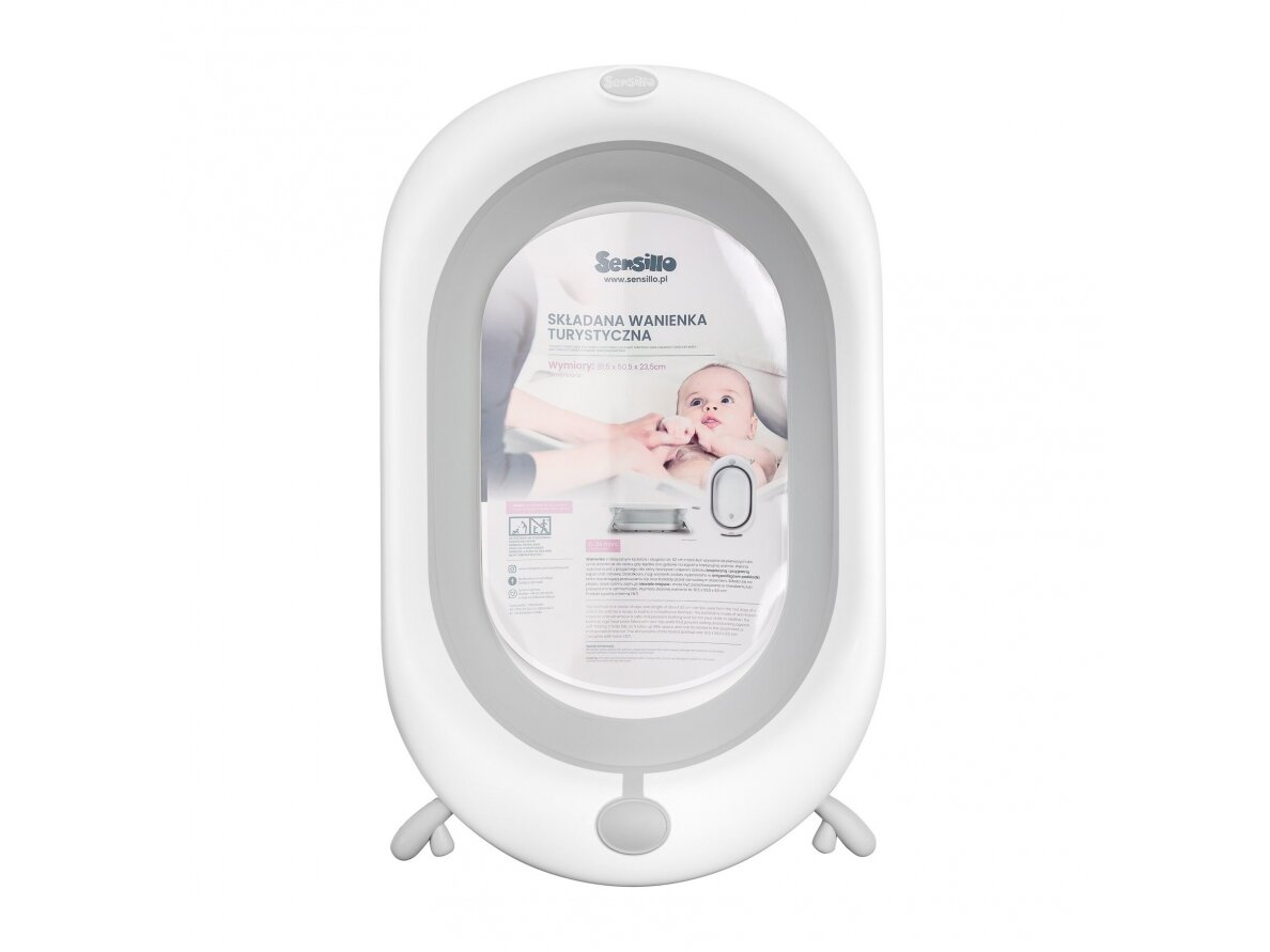 Foldable travel bath tub – grey 4 Foldable travel bath tub – grey 4