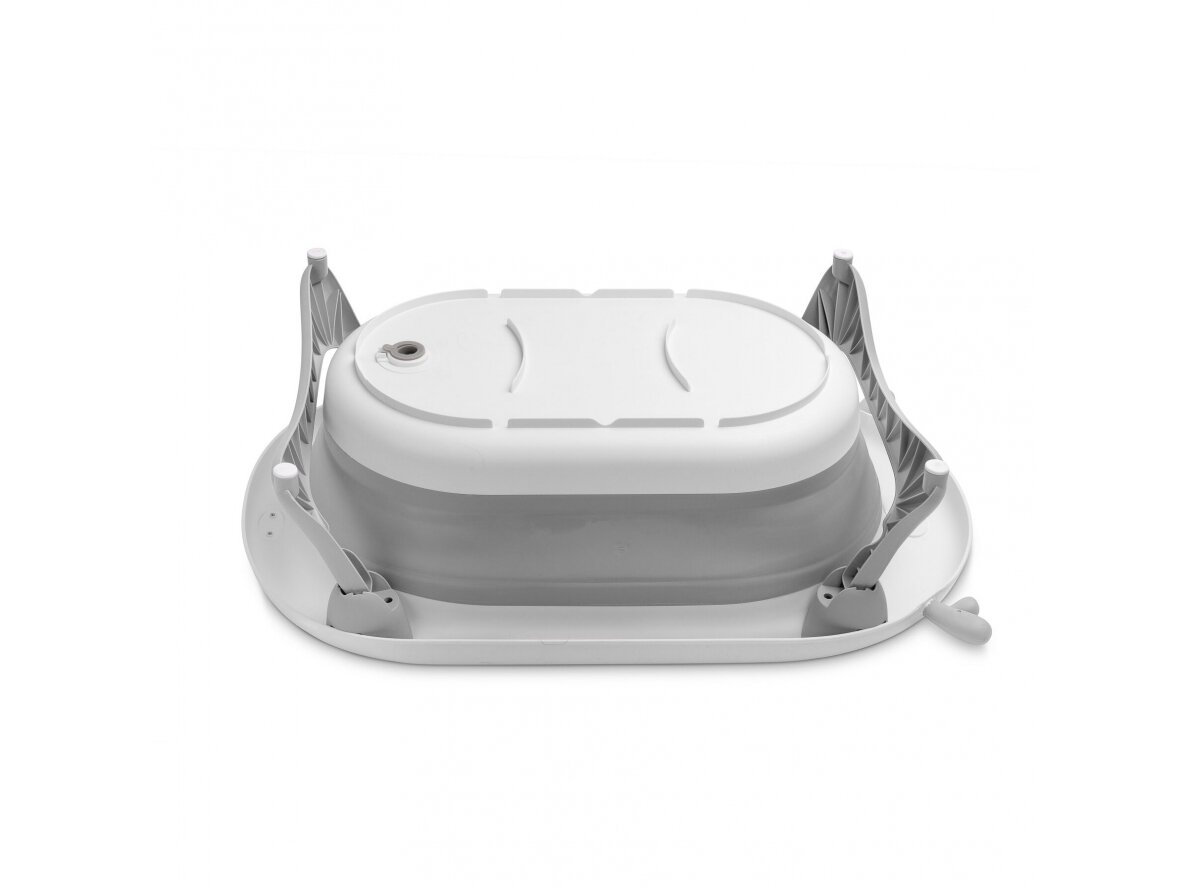 Foldable travel bath tub – grey 7