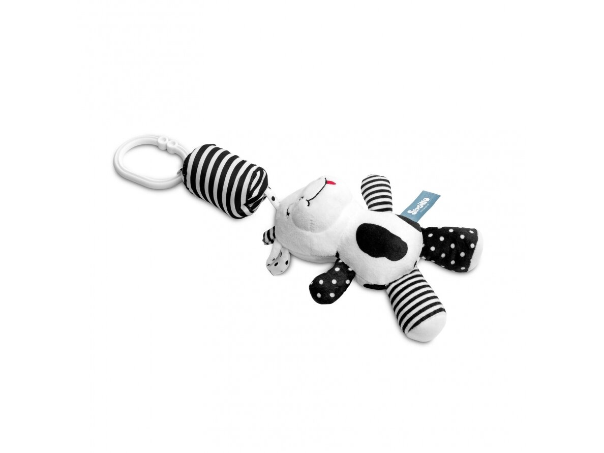 BLACK & WHITE STROLLER PENDANT, COW, 32cm 1 BLACK & WHITE STROLLER PENDANT, COW, 32cm 1