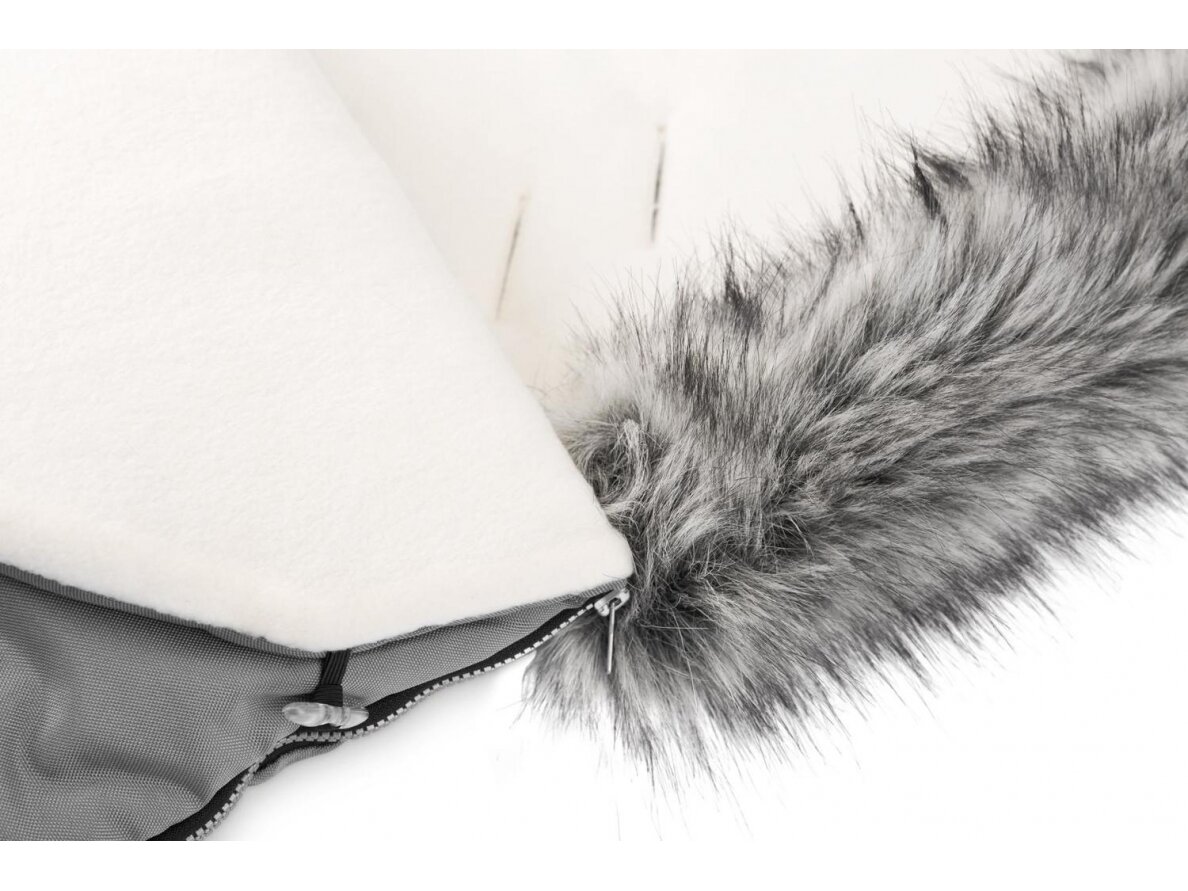 Eskimo Romper Bag – grey/polar fleece 3
