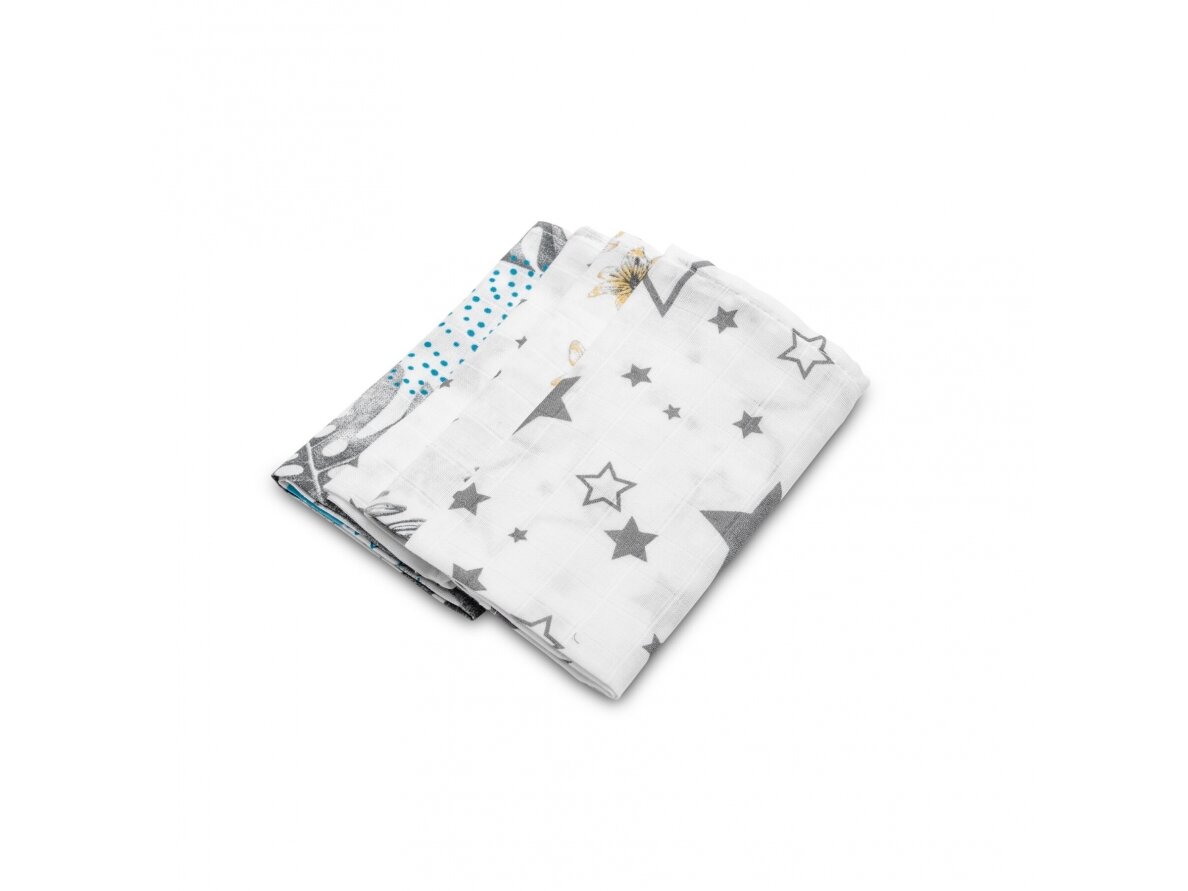 Spit up diaper 4 pieces packaging – blue Spit up diaper 4 pieces packaging – blue