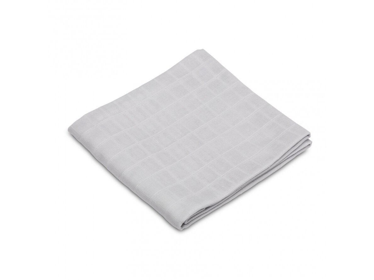 Muslin diaper – smooth grey Muslin diaper – smooth grey