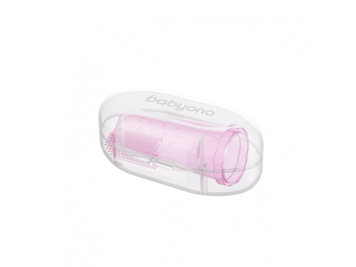 Baby toothbrush and gum massager,pink 1