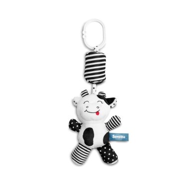 Sensillo vežimėlio pakabukas Black&White, karvutė, 32cm Sensillo vežimėlio pakabukas Black&White, karvutė, 32cm