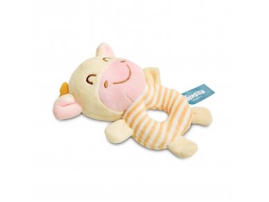 MINI ZOO RATTLE TOY – COW, 15cm 1 MINI ZOO RATTLE TOY – COW, 15cm 1