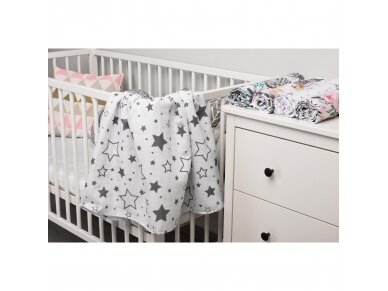 Muslin swaddle blanket – stars 2 Muslin swaddle blanket – stars 2