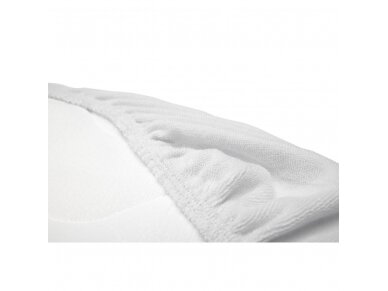 Terry Pushchair Sheet – white 2