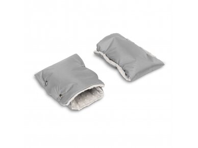 Minky Glove/Muff – grey 1 Minky Glove/Muff – grey 1