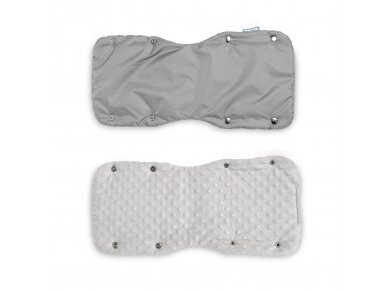 Minky Glove/Muff – grey 2 Minky Glove/Muff – grey 2