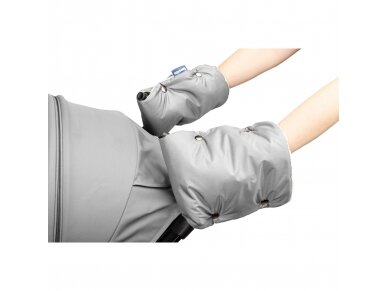 Minky Glove/Muff – grey 3 Minky Glove/Muff – grey 3