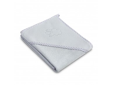 Lamb soft bath towel – grey, 80x80, 4155 Lamb soft bath towel – grey, 80x80, 4155