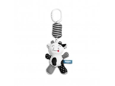 BLACK & WHITE STROLLER PENDANT, COW, 32cm