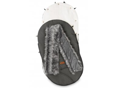 Eskimo Romper Bag – graphite/polar fleece 1 Eskimo Romper Bag – graphite/polar fleece 1