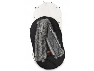 Eskimo Romper Bag – black/polar fleece 1