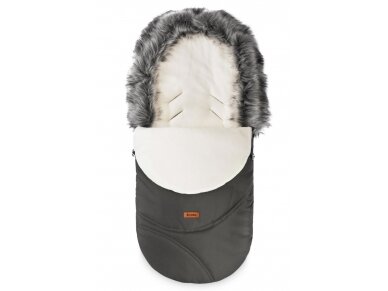 Eskimo Romper Bag – graphite/polar fleece