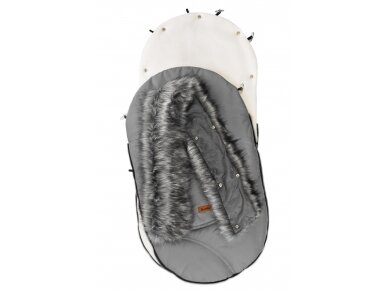 Eskimo Romper Bag – grey/polar fleece 1 Eskimo Romper Bag – grey/polar fleece 1