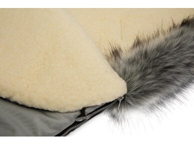 Eskimo Romper Bag – grey/wool, 100x46, 8342 3 Eskimo Romper Bag – grey/wool, 100x46, 8342 3