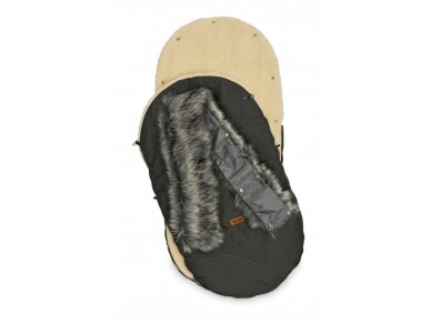 Eskimo Romper Bag – graphite/wool, 100x46, 8341 1
