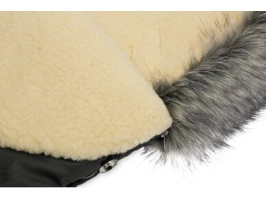 Eskimo Romper Bag – graphite/wool, 100x46, 8341 2
