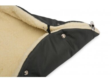 Eskimo Romper Bag – graphite/wool, 100x46, 8341 3