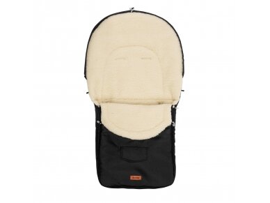 Stroller sleeping bag – wool black