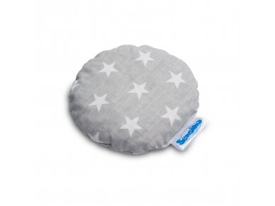 HOT-WATER BOTTLE WITH CHERRY STONES – GREY STARS, 15cm HOT-WATER BOTTLE WITH CHERRY STONES – GREY STARS, 15cm