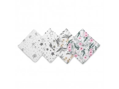 Spit up diaper 4 pieces packaging – pink 1 Spit up diaper 4 pieces packaging – pink 1
