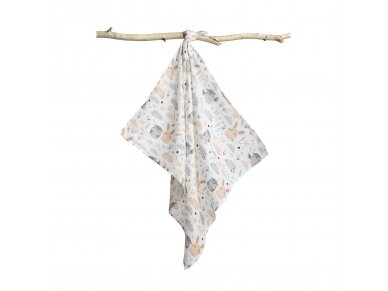 MUSLIN SWADDLE BLANKET OWLS, 70x80 1 MUSLIN SWADDLE BLANKET OWLS, 70x80 1