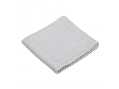 Muslin diaper – smooth grey Muslin diaper – smooth grey