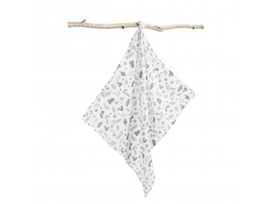 Muslin diaper – forest white 1 Muslin diaper – forest white 1