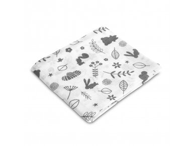 Muslin diaper – forest white Muslin diaper – forest white