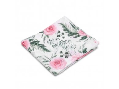 Muslin diaper – roses Muslin diaper – roses