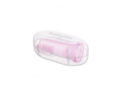Baby toothbrush and gum massager,pink 1