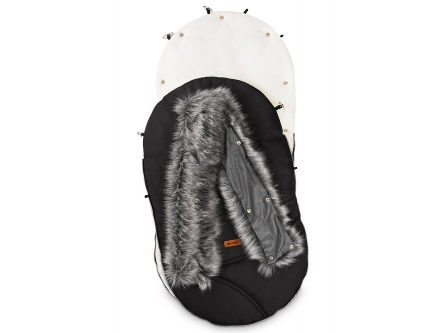 Eskimo Romper Bag – black/polar fleece 1