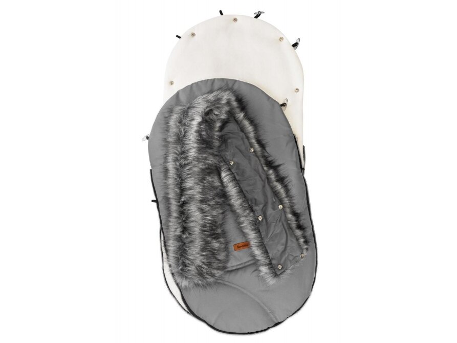Eskimo Romper Bag – grey/polar fleece 1