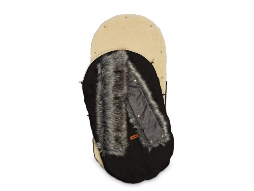 Eskimo Romper Bag – black/wool, 100x46, 8340 1