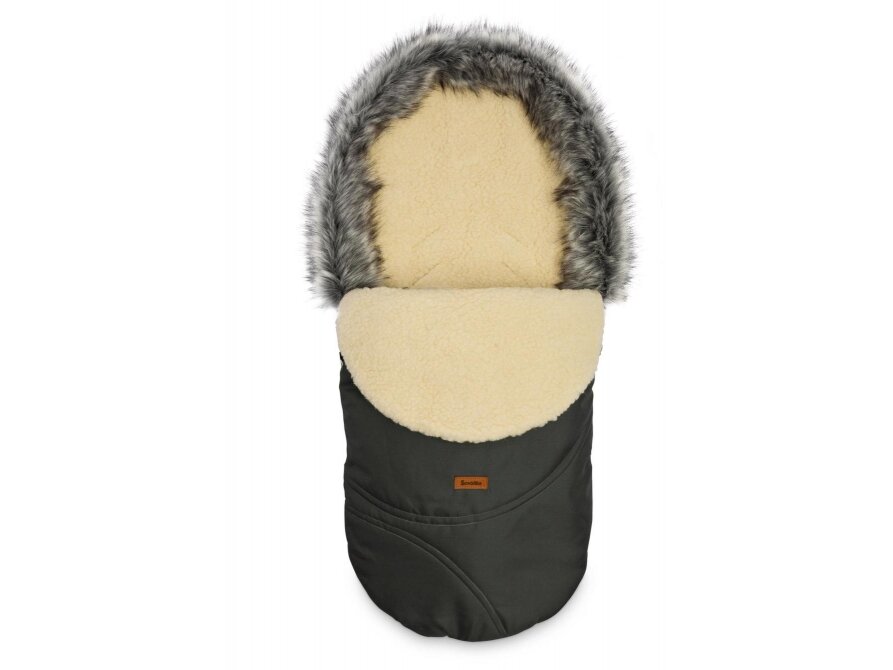 Eskimo Romper Bag – graphite/wool, 100x46, 8341