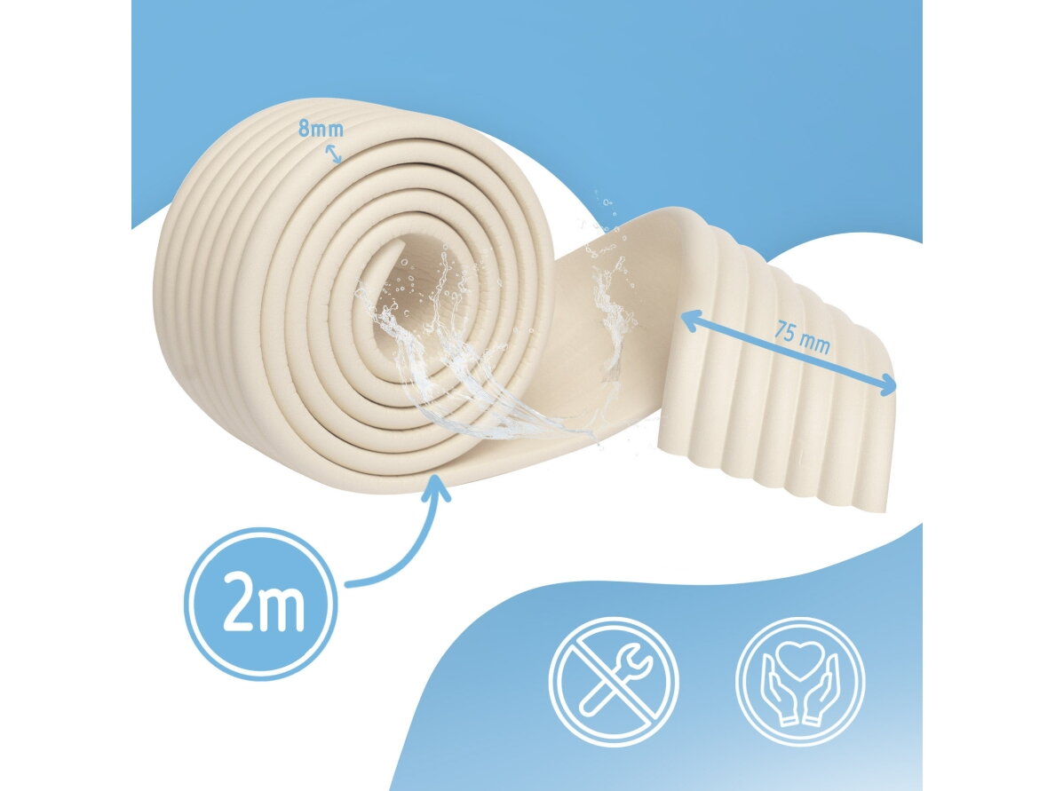 SIPO wide foam edge protector tape cream 2m SBS-T11-L20 1 SIPO wide foam edge protector tape cream 2m SBS-T11-L20 1