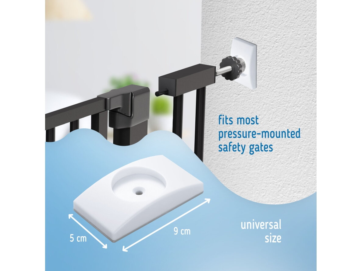 SIPO wall protector pads for safety gates 4 pcs white SBSWP01 2 SIPO wall protector pads for safety gates 4 pcs white SBSWP01 2