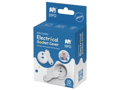 SIPO child safety electrical outlet cover set 12 pcs white SBS-C10 SIPO child safety electrical outlet cover set 12 pcs white SBS-C10